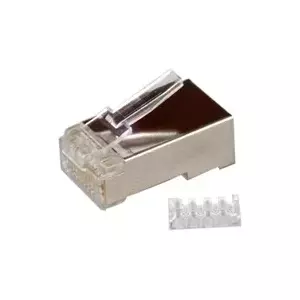 Разъём RJ45 STP (8P8C) Cat6 с контактами 50µm складной LYNX набор 100 шт