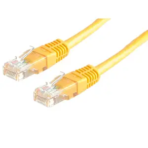 Патч‑корд UTP Cat.6 Lynx PK-UTP6-030-YEL, U/UTP (UTP), жёлтый, 3 м
