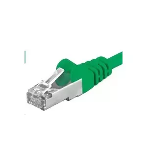Patch Cable PREMIUMCORD S-FTP CAT6a 10m AWG 26/7 Green