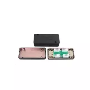 Network Junction Box XtendLan SB-STP-C6A-BK Cat6a Silver