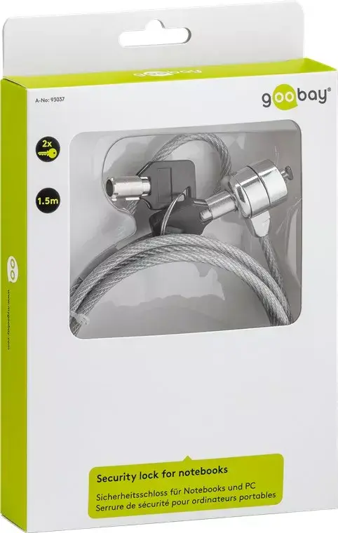 Cable lock Goobay 93037 Photo 2