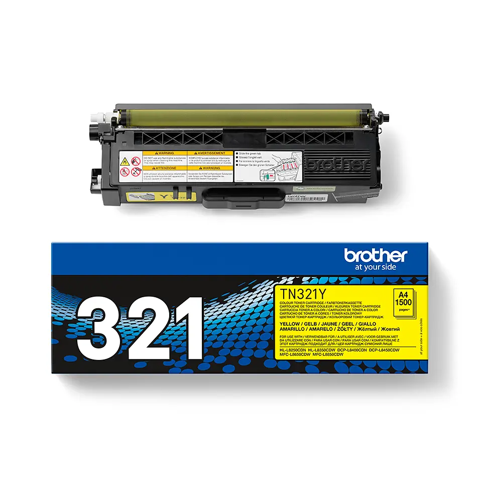 Brother TN-321Y Yellow Toner Cartridge Original Photo 4
