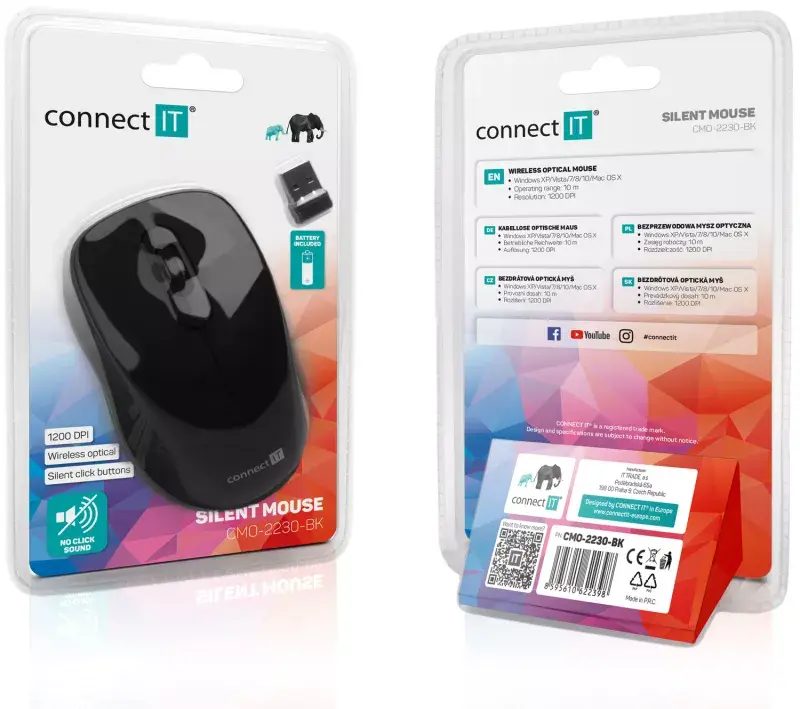 Мышь Connect IT Mute CMO-2230-BK Photo 7