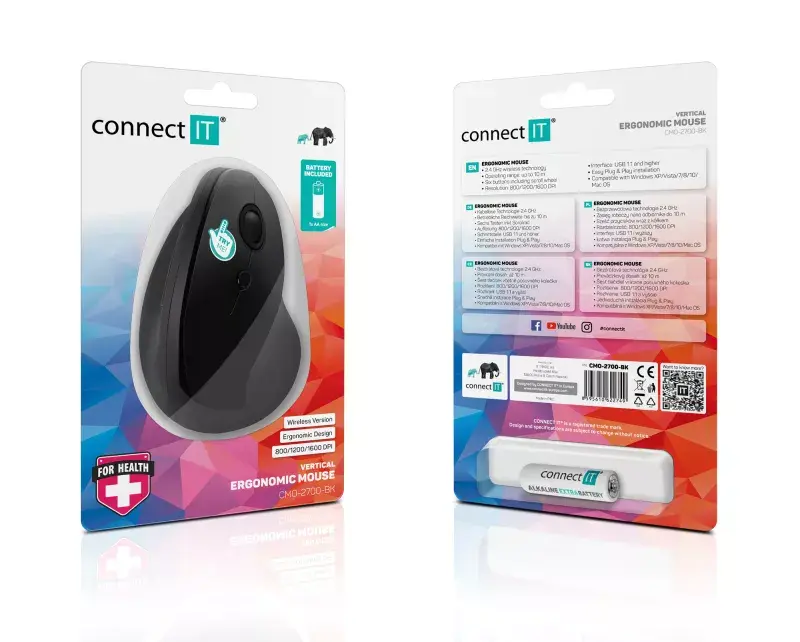 Мышка Connect IT CMO-2700-BK Photo 11
