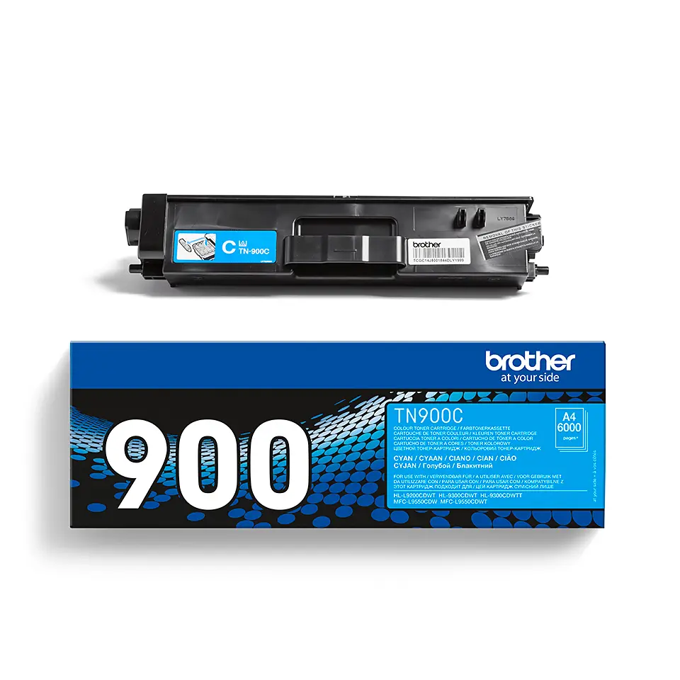 Тонер-картридж Brother TN-900C Cyan Оригинал Photo 4