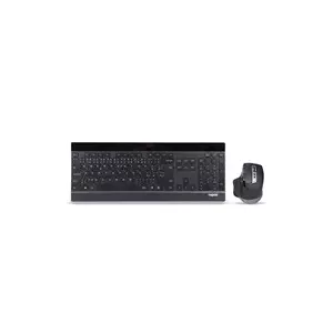 RAPOO wireless ultra-slim keyboard and mouse set 9900M multi-mode CZ/SK layout, black