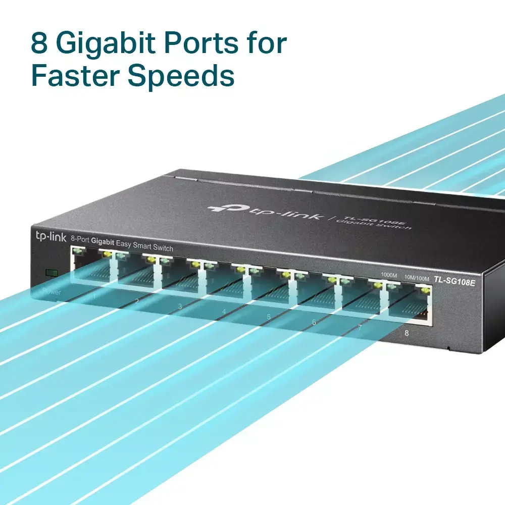 Managed Switch TP-Link TL-SG108E Photo 4