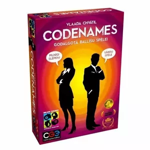 Galda spēle Brain Games Codenames — vārdu asociāciju spēle, Latvijas izdevums (EAN 4751010192167)