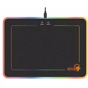 GENIUS GX GAMING GX-Pad 600H RGB peles paliktnis/ 350 x 250 x 5,5 mm/ ciets/ USB/ RGB apgaismojums