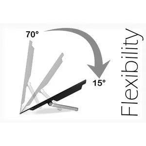 SLIDE EASILY INTO THE BEST ANGLE FOR TOUCH CONTROL