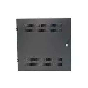 Wall-mounted vertical rack XtendLan WER-541555U4-BL 19" 2U 540x150 mm perforated doors black