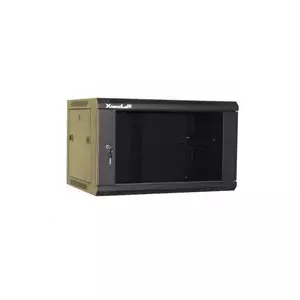 Wall-mount server rack XtendLan WS-9U-64-BLACK, 9U, 600×450 mm, 60 kg load