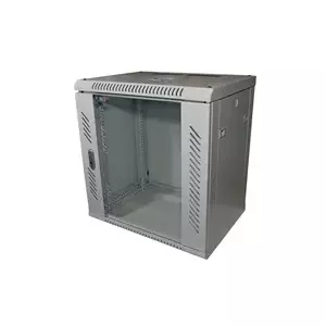 Wall-mount rack Lexi-NET LN12U-60/60-SV 12U 600×600 mm with glass door