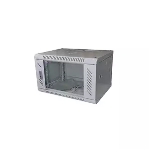 Wall cabinet Lexi-NET LN6U-60/45 6U 600x450 mm, glass doors, 60 kg load