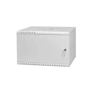Wall-mount network cabinet Lexi-NET LX19-6U-450MG 6U 520×450 mm with metal doors