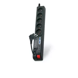 Power Strip ACAR 504WF Black 5 AC outlet(s) 230 V 3 m