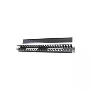 19" patch panel 1U XtendLan CMP1UPLAST metal frame with plastic cover, black