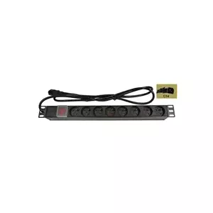 Power Distribution Panel XtendLan ZASUVKA8B-19-C14 19" 1U 8x 230V C14 outlets