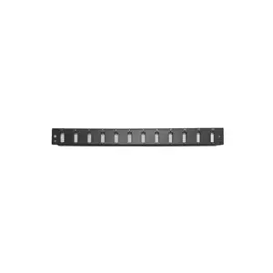 Optical panel Lexi-NET OPVANA1UN-BLACK — 12x SC Duplex ports, rack-mount fiber patch panel, black