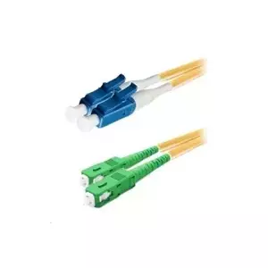 Tīkla kabelis XtendLan DPX-09-LCPC/SCAPC-1 LC(PC)-SC(APC) OS2 1m Melns