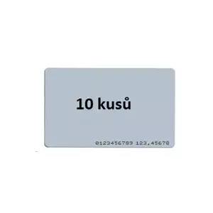 Vikintek ISO karte 10 gab. RFID 125 kHz EM4200 ar drukātu numuru, tuvuma piekļuves kartes