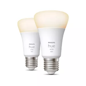 Smart bulb Philips Hue White A60 E27 800 2-pack