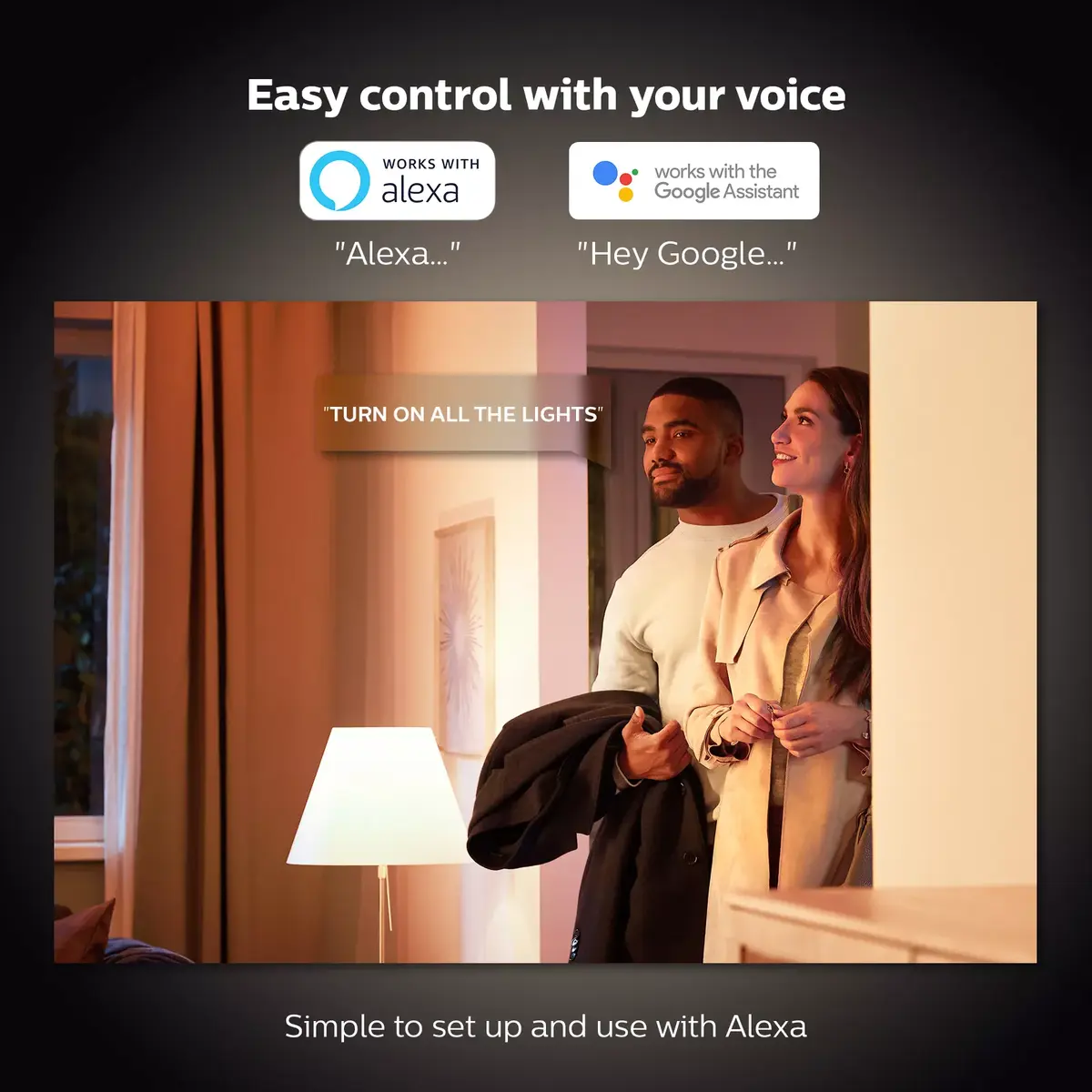 Viedā spuldze Philips Hue White A60 E27 800 2-pakā Photo 4