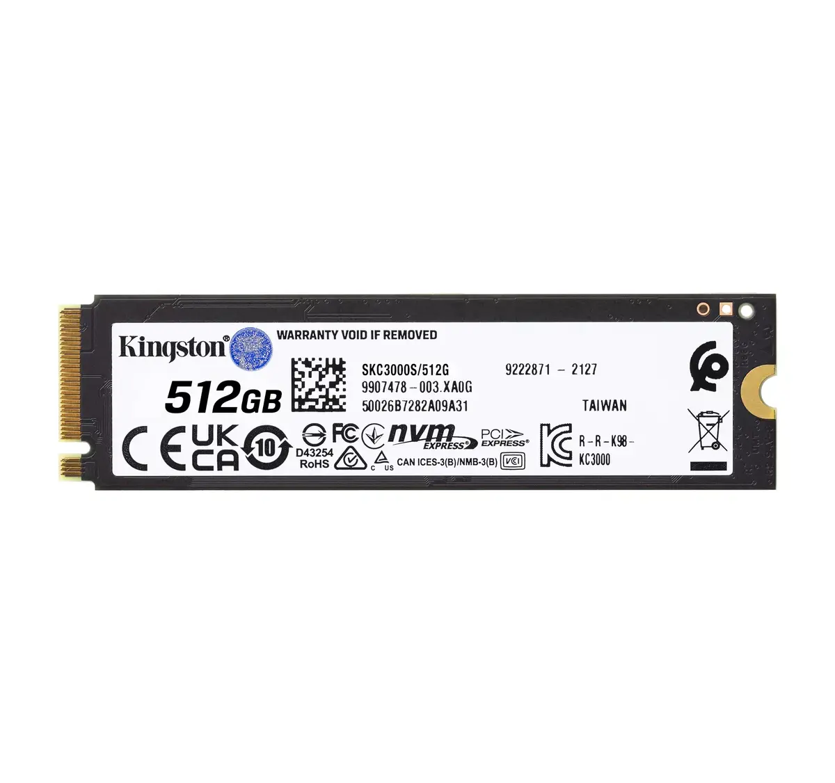 SSD disk Kingston Technology 512G KC3000 Photo 2