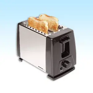 Orava HR-103 Toaster, 2 Slices, 650 W, Black and White