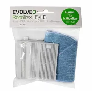 Robotputekļsūcējs Evolveo RoboTrex H5 H6 ar HEPA filtru un mikrofibras lupatu