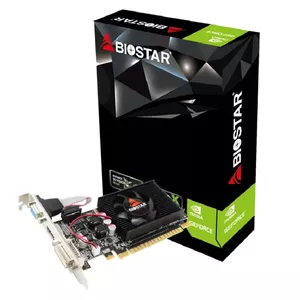 Видеокарта BIOSTAR GeForce 210 — 1 ГБ GDDR3, 64‑бит, PCIe x16 2.0, 589 МГц