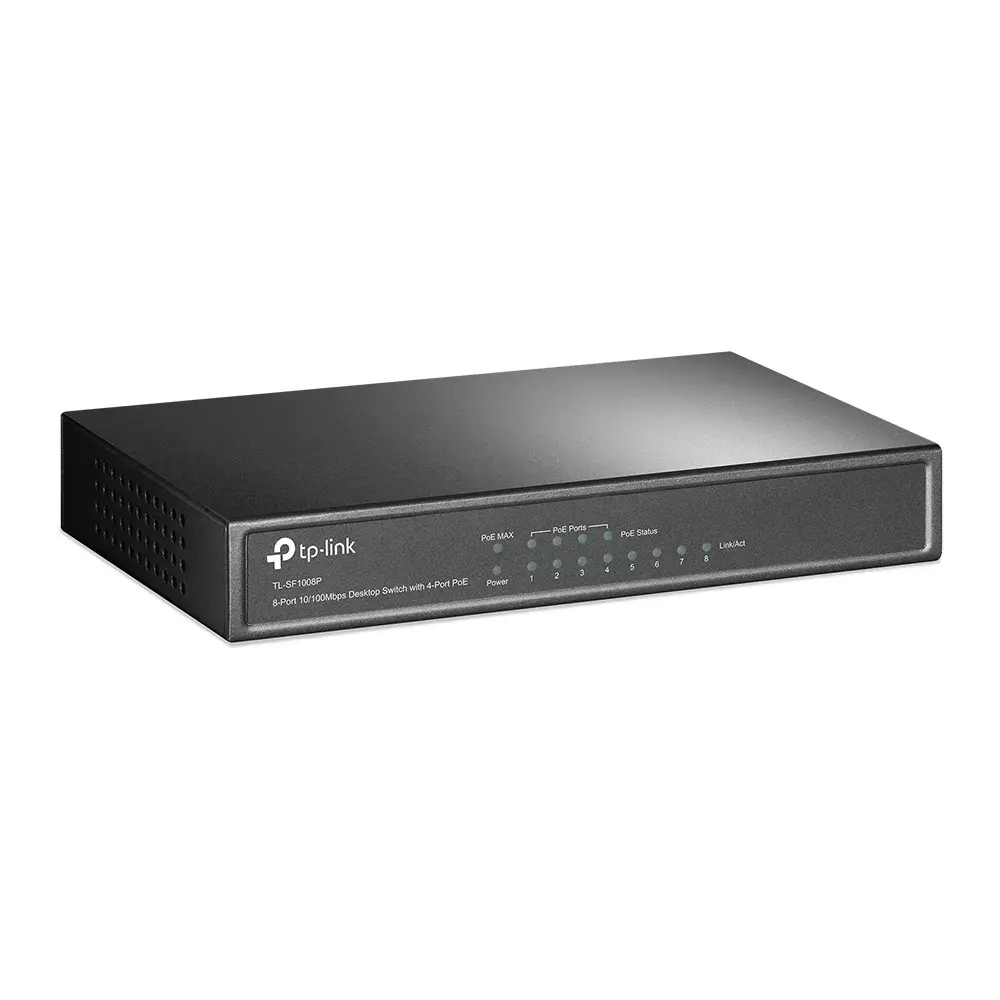 TP-Link TL-SF1008P Nevadāms PoE Fast Ethernet slēdzis Photo 2