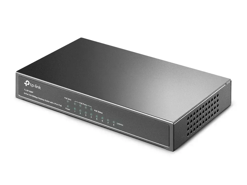 TP-Link TL-SF1008P Nevadāms PoE Fast Ethernet slēdzis Photo 3