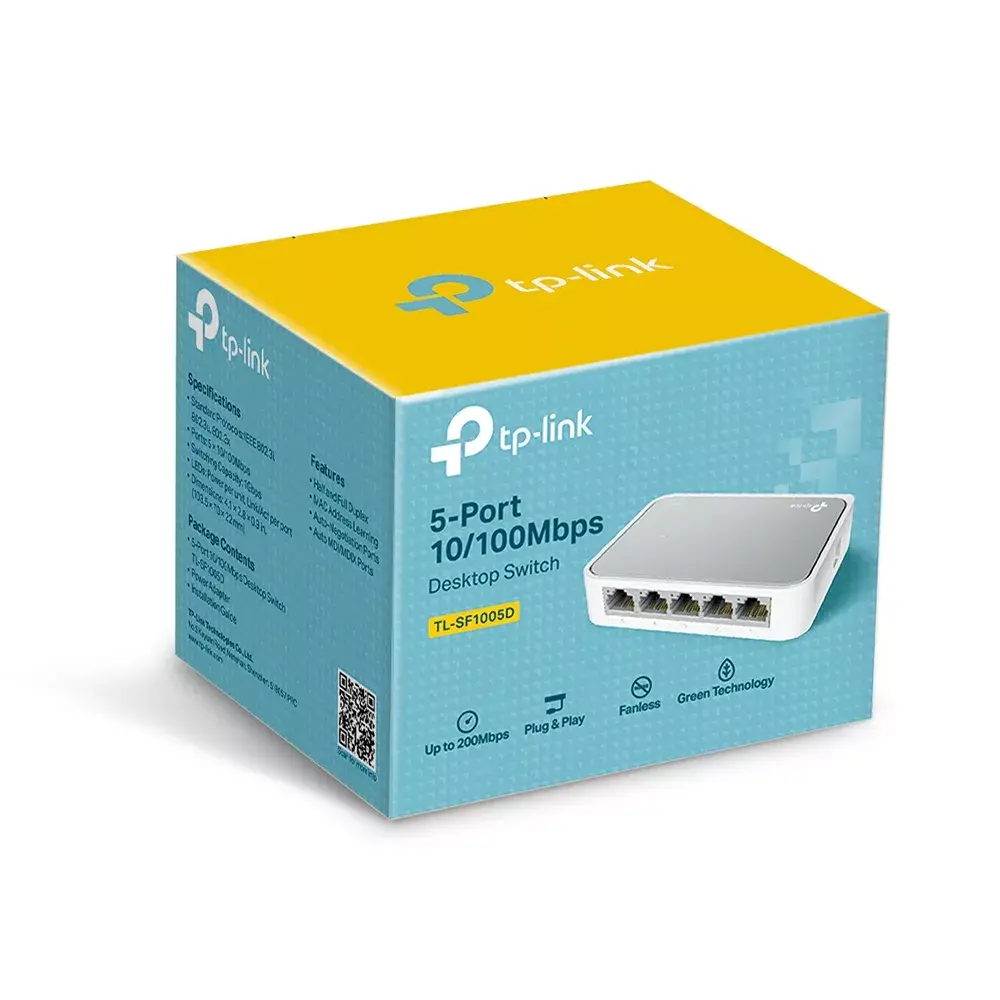 TP-LINK TL-SF1005D Unmanaged Fast Ethernet switch Photo 3