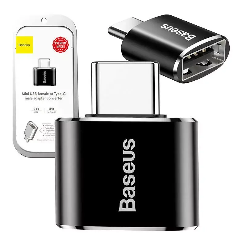 Baseus USB uz USB Type-C adapteris 2.4A Photo 3