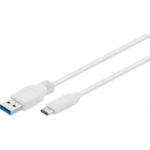 USB 3.2 Gen 1 (3.1 Gen 1) cable GOOBAY 67189 — USB A to USB C, 0.2 m, white