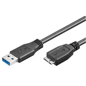 USB A to Micro-USB B cable GOOBAY 95026 — 1.8 m, male-to-male, black