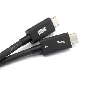 Кабель Thunderbolt OWC OWCCBLTB4C1.0M 1 м 40 Гбит/с Черный