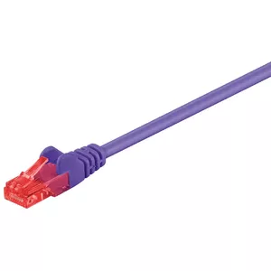 Networking cable GOOBAY 95260 Cat6 U/UTP violet 0.50 m RJ-45–RJ-45