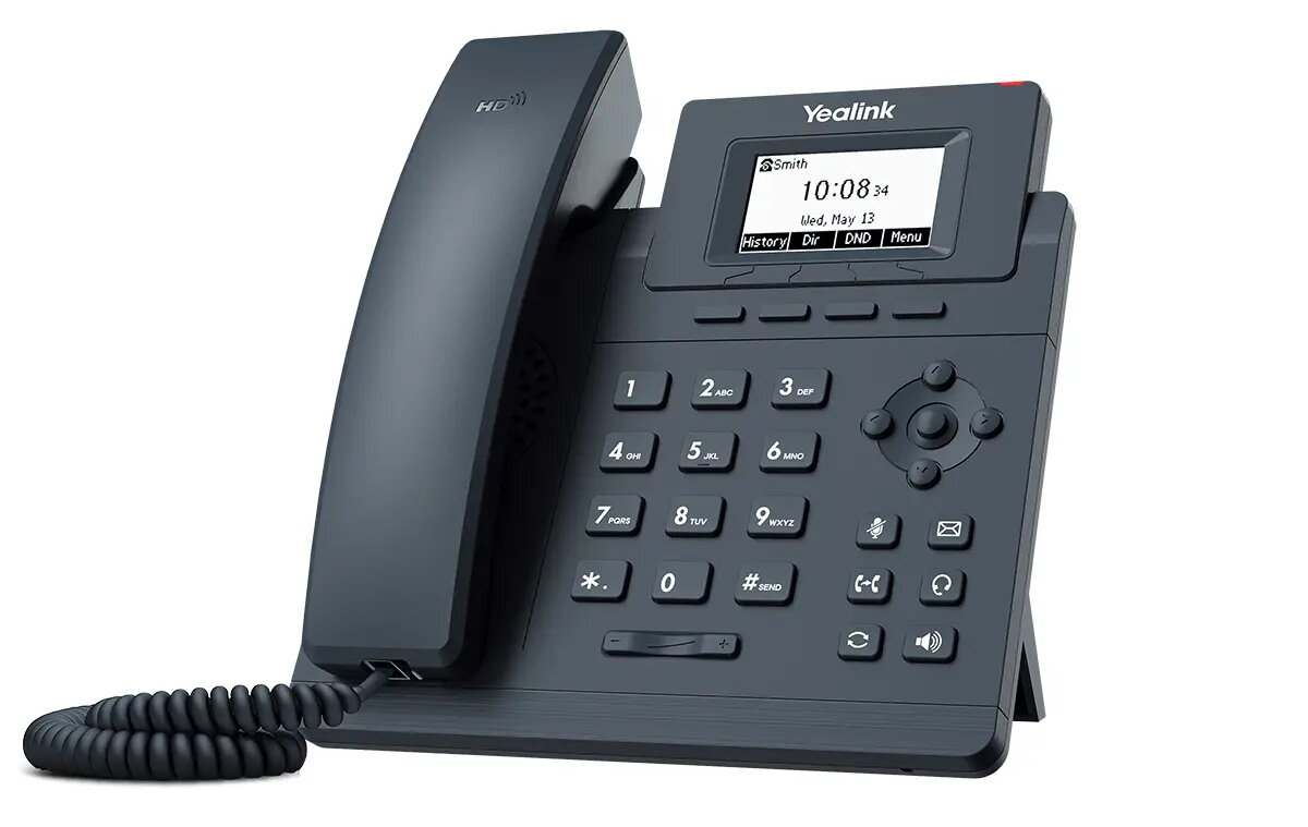 Yealink SIP-T30 IP tālrunis melns LCD