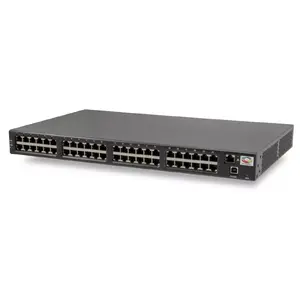 PoE slēdzis Microsemi PD-9624GC — 24x RJ-45, 10/100/1000 Mb/s, 90 W PoE/ports, 1U, 100–240 V, melns