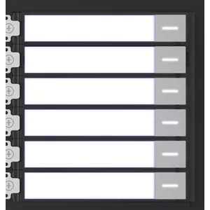 Hikvision Video Intercom Nametag Module Black Grey White IP65