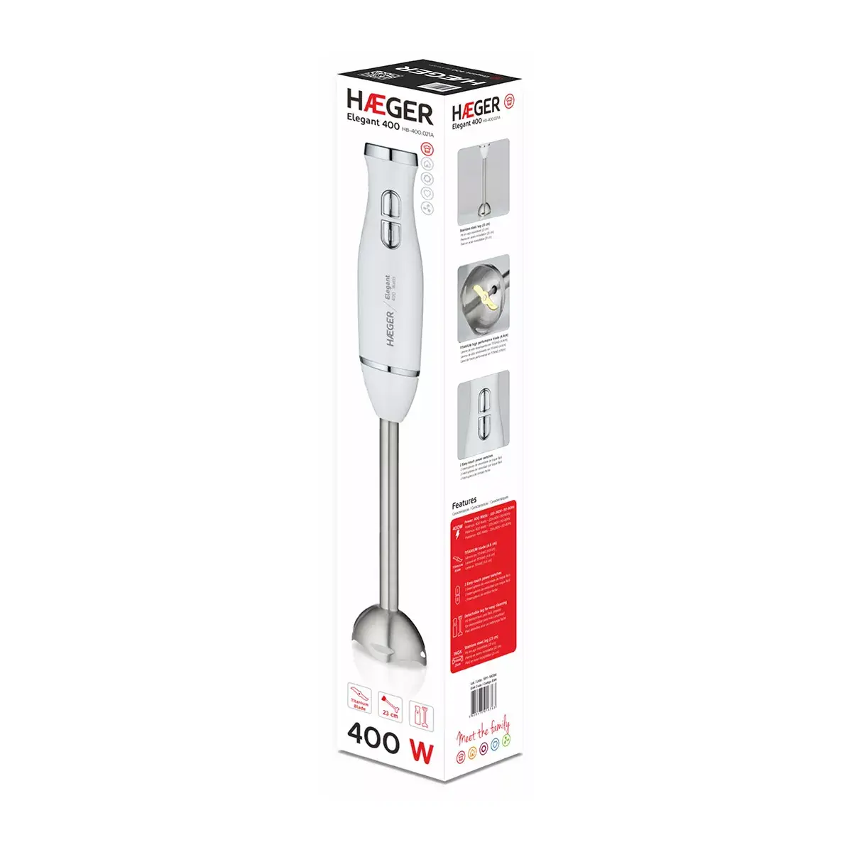 Погружной блендер Haeger Hand Blender ELEGANT Photo 4