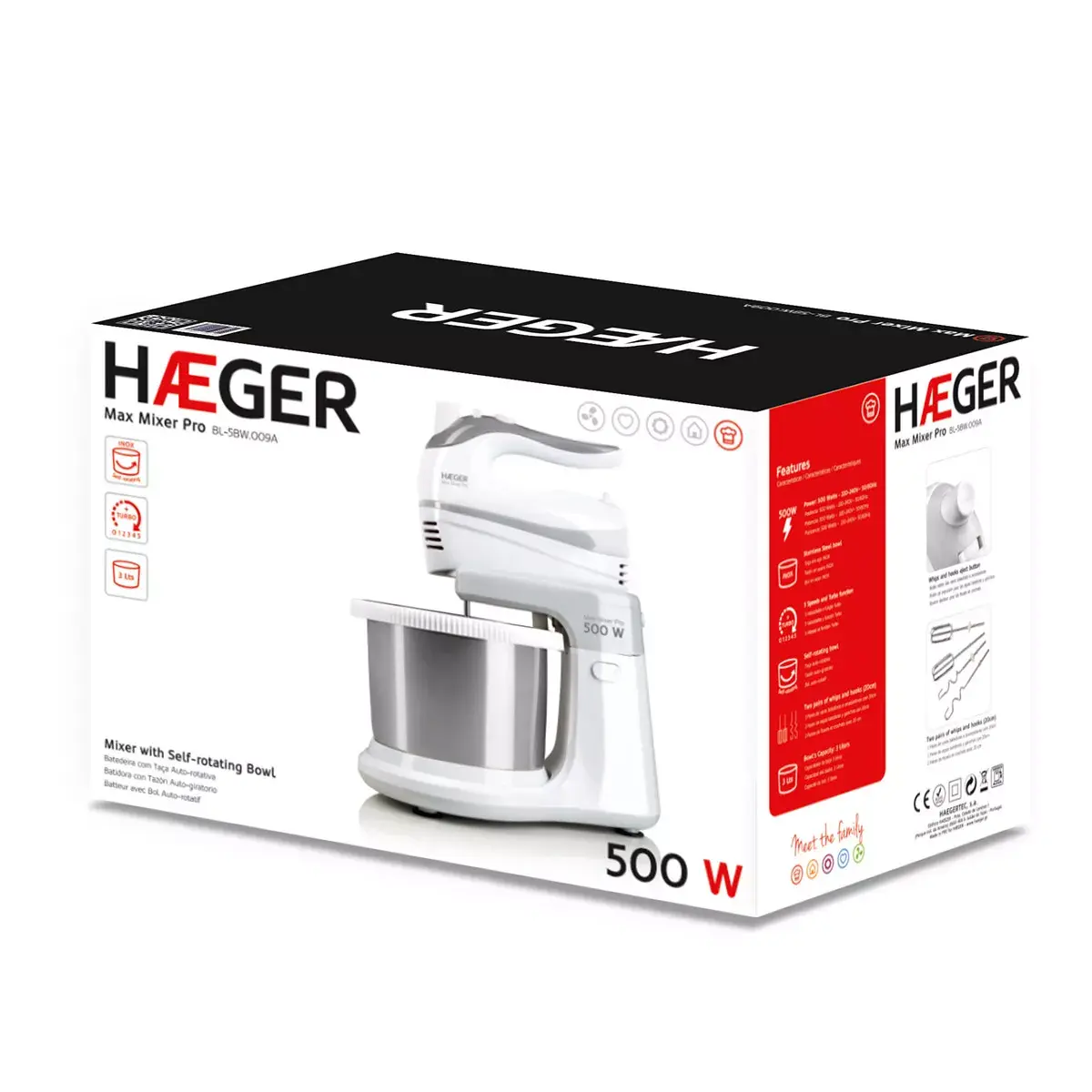 Стационарный миксер Haeger BL-5BW.009A Photo 2