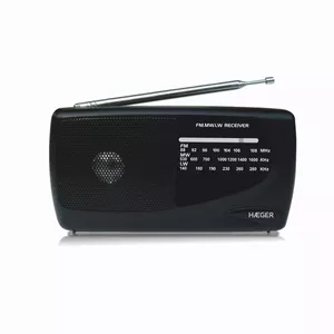 Portable Radio Haeger PR-TRI.002A AM FM LW MW Black