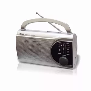 Портативное радио Haeger PR-BIB.004B Цифровой тюнер AM FM 0.5W