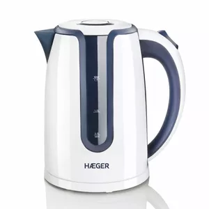 Electric kettle Haeger 1.7 L 2200 W Blue White