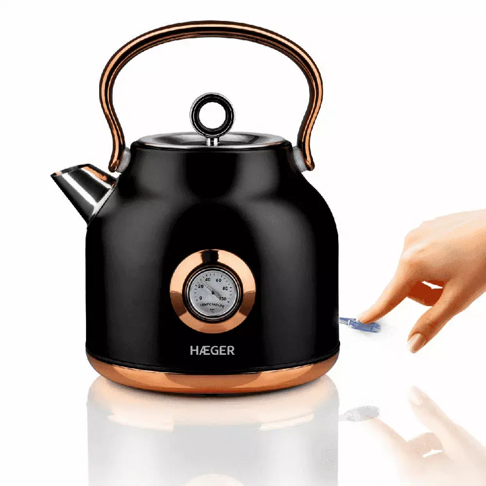Электрический чайник Haeger 1.7 L 2200 W EK-22B.024A Photo 2