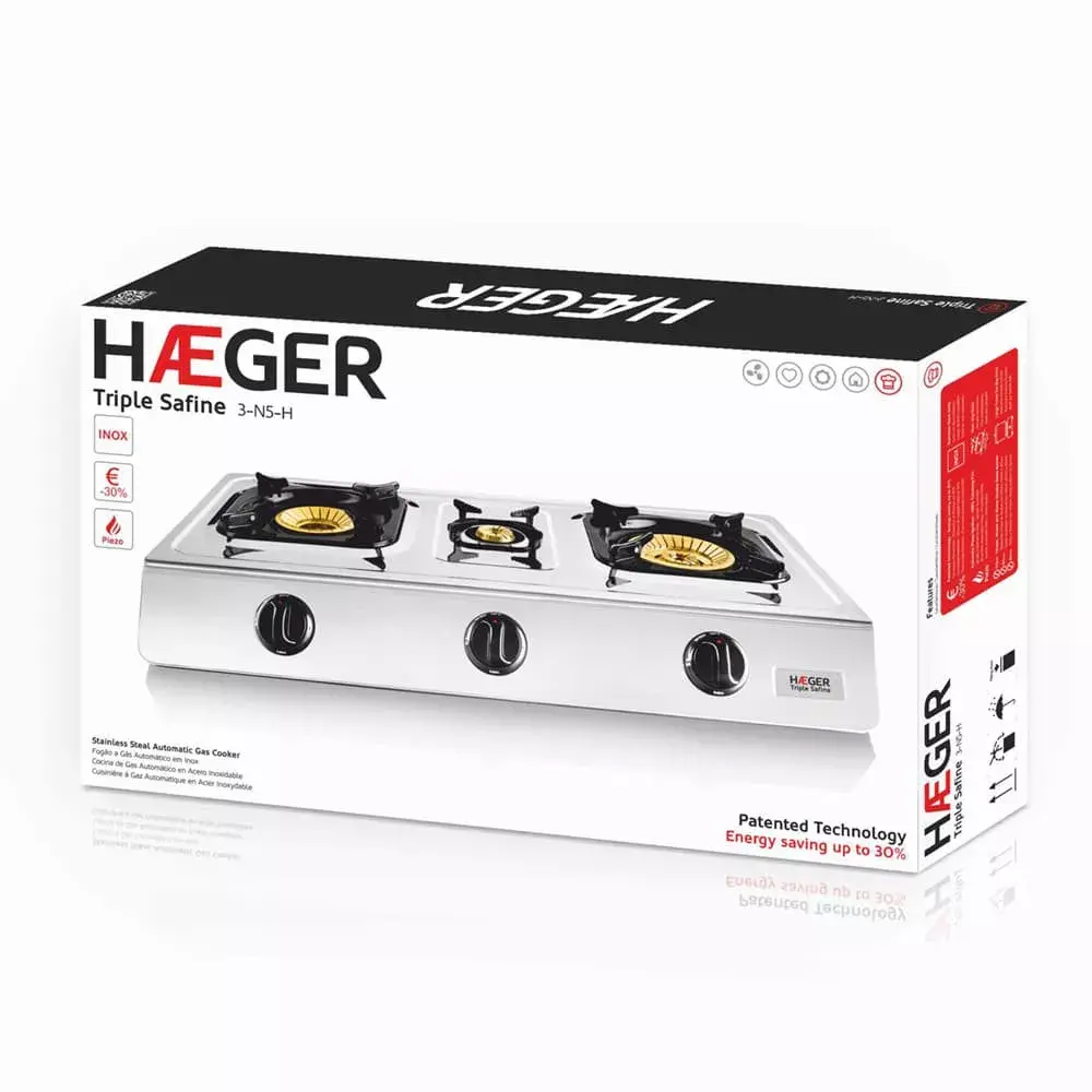 Жидкотопливная плита Haeger Triple Safine Photo 5