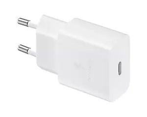 Tīkla ātrais lādētājs Samsung EP-T1510XWEGEU, USB-C 1 ports, 5–9V, 1 m kabelis, balts